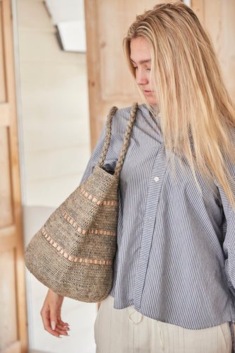 ALICE M 3 Laces Leather Sac
