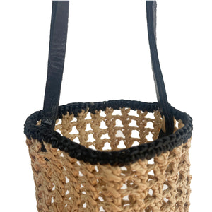 MINI BOTTLE Holder Raphia