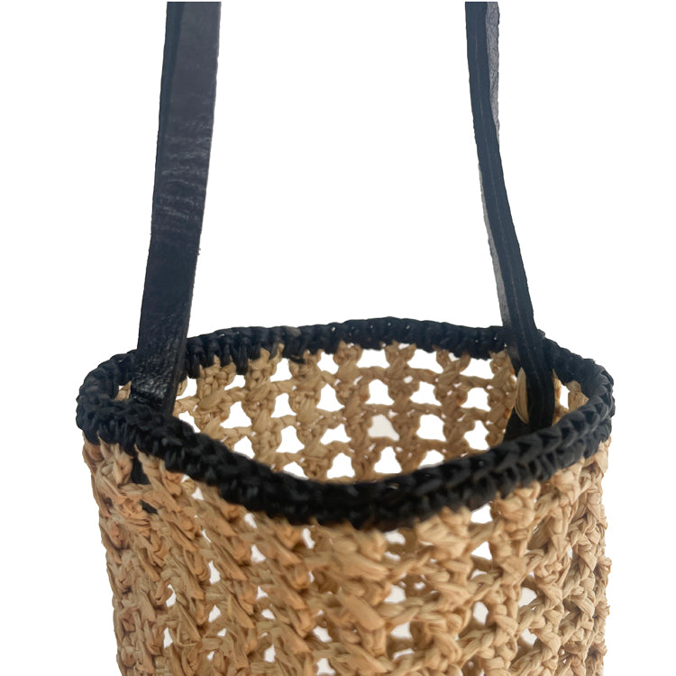 MINI BOTTLE Holder Raphia