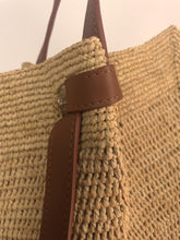Load image into Gallery viewer, GEMMA XXL Tan Leather Bag