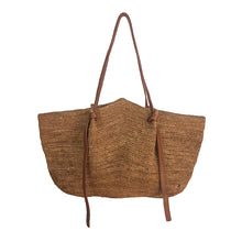 Load image into Gallery viewer, GEMMA XXL Tan Leather Bag